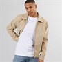 Brave Soul Mens Andorra Harrington Jacket Stone
