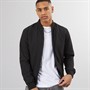 Brave Soul Mens Sebastian Bomber Jacket Black