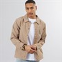Brave Soul Mens Corey Taslan Coach Jacket Stone