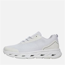 Brave Soul Mens Train Trainers White Mono