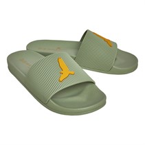 Brave Soul Mens Falcon Slides Sage Green/Gold