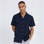 Brave Soul Mens Eubank Shirt Navy