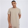 Brave Soul Mens Emery T-shirt Taupe