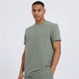 Brave Soul Mens Emery T-Shirt Washed Sage