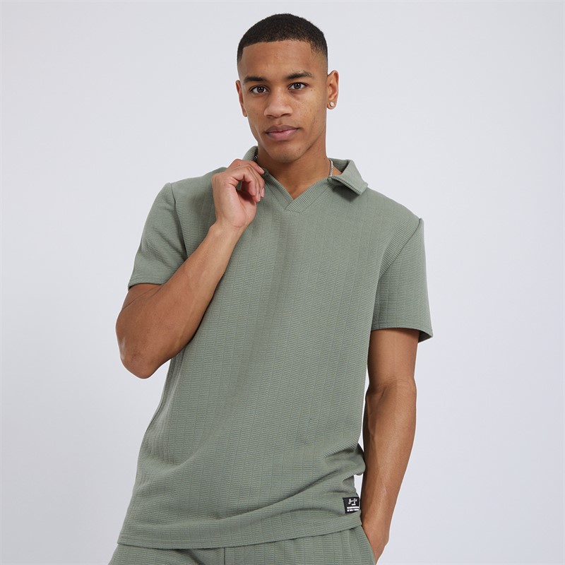 Mens Emery Polo Washed Sage - Size S
