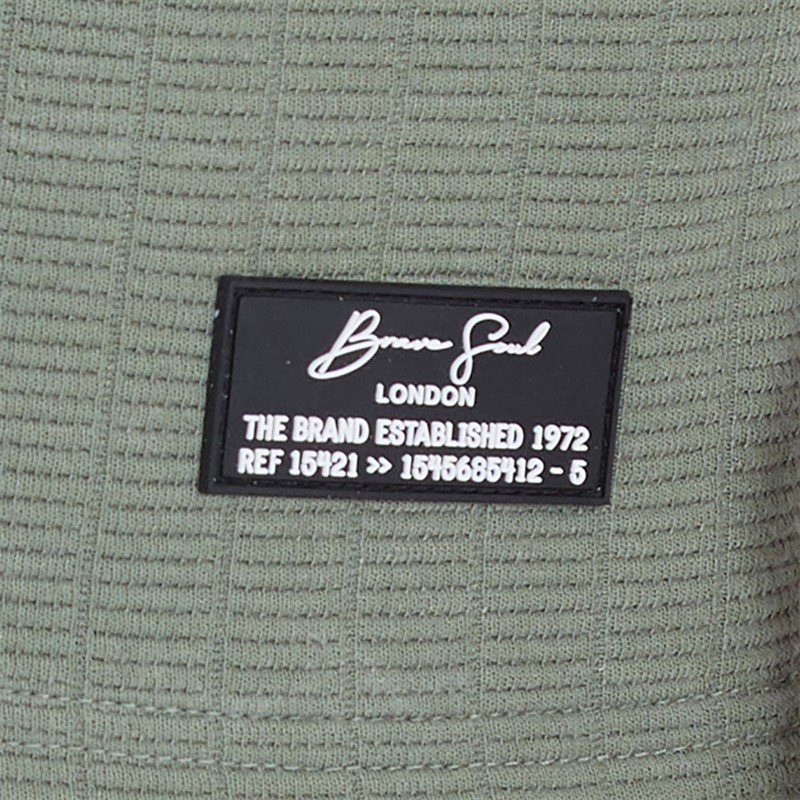 Brave Soul Mens Emery Polo Washed Sage