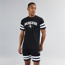 Brave Soul Mens Berlet Co-Ord Jet Black/Optic White