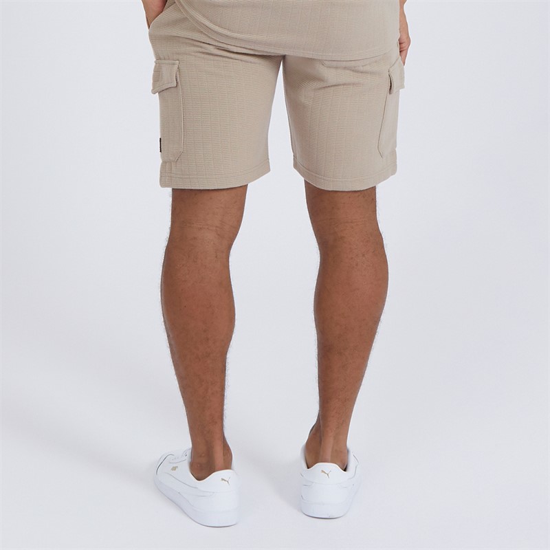 Brave Soul Mens Emery Shorts Light Sand