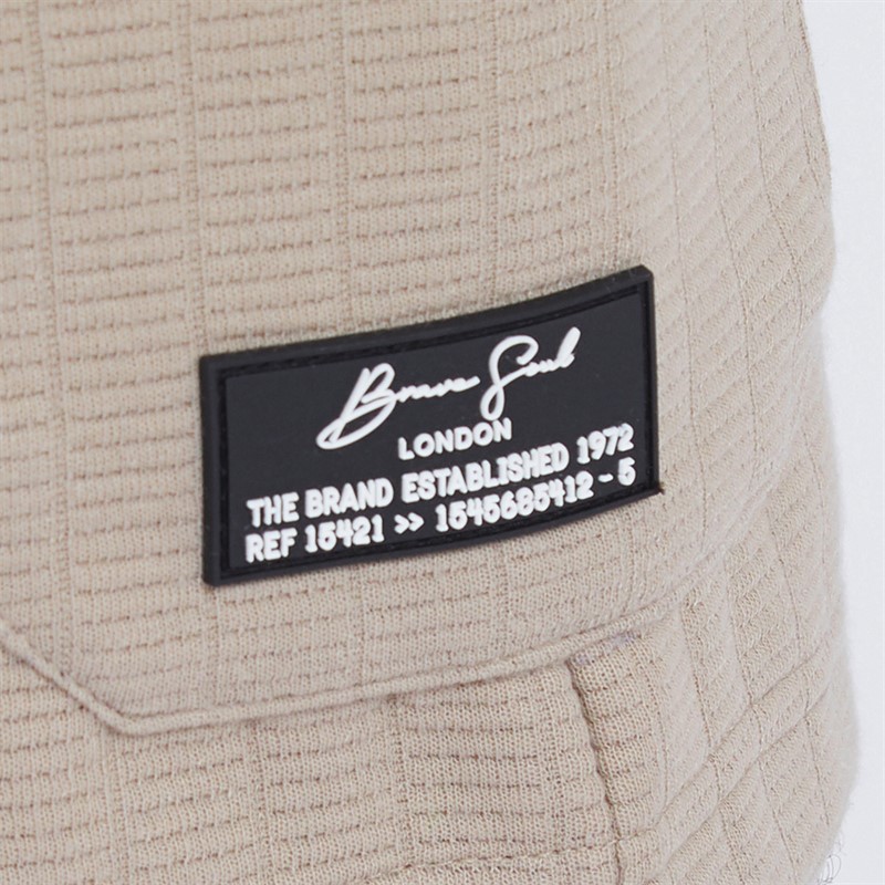 Brave Soul Mens Emery Shorts Light Sand