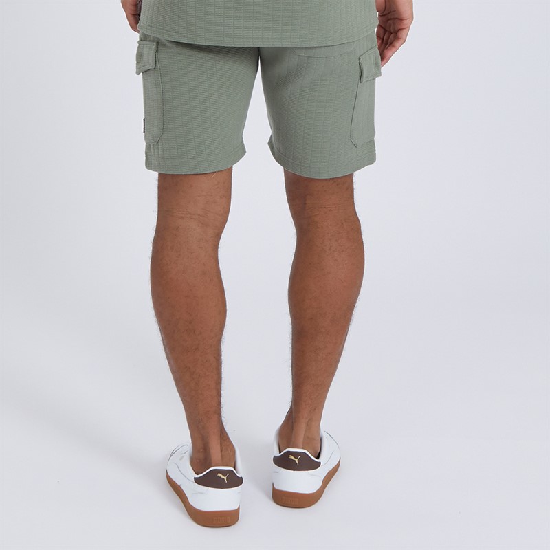 Brave Soul Mens Emery Shorts Washed Sage