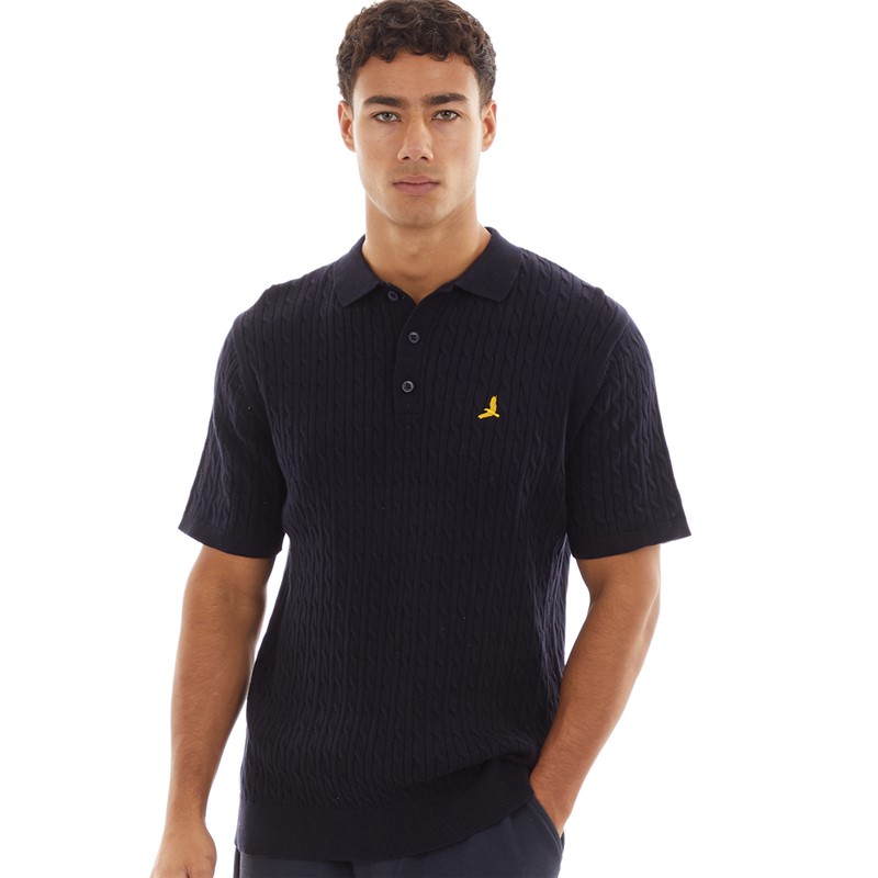 Brave Soul Mens Mysterio Polo Midnight Navy