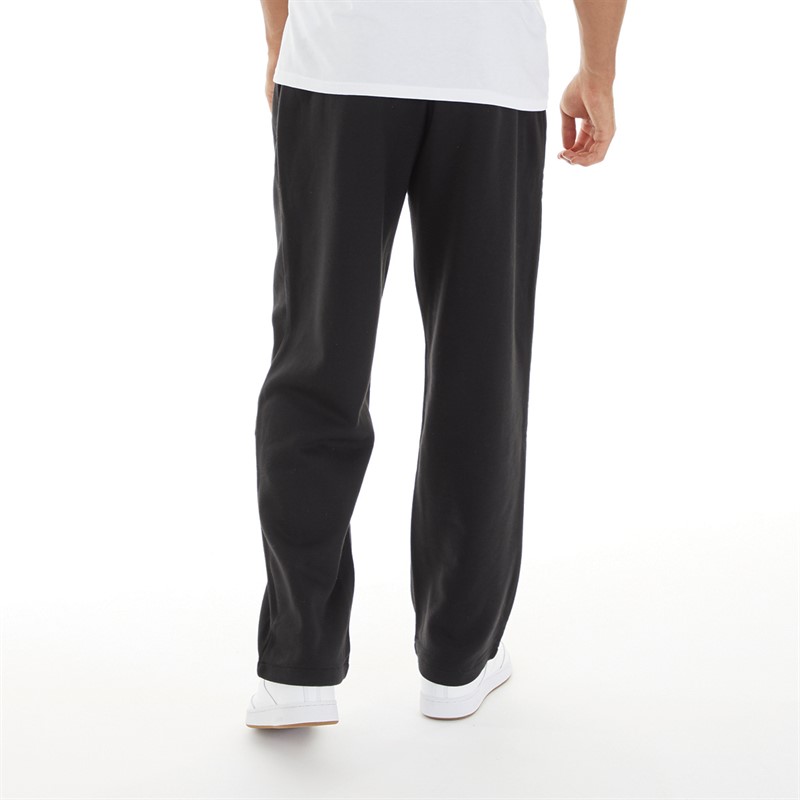 Brave Soul Mens Oversized Fit Cronus Joggers Jet Black