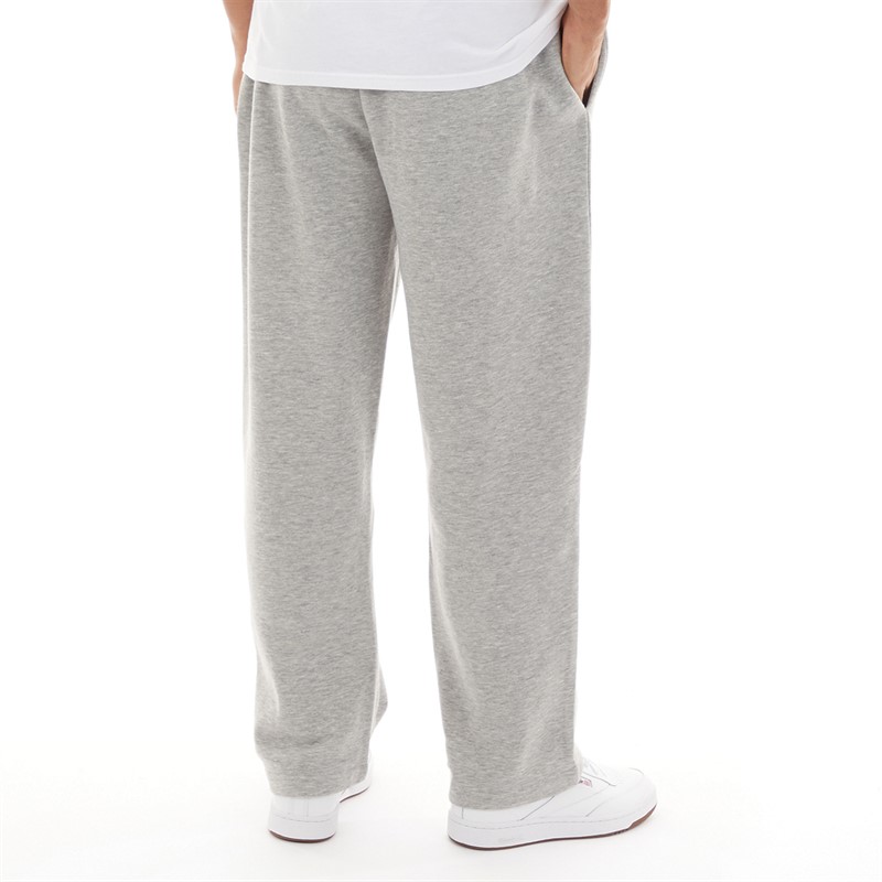 Brave Soul Mens Oversized Fit Cronus Joggers Light Grey Marl