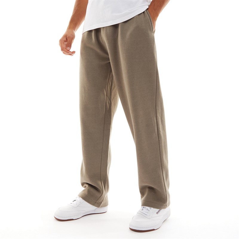 Brave Soul Mens Oversized Fit Cronus Joggers Taupe