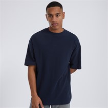 Brave Soul Mens Relaxed Fit Lao T-Shirt Navy