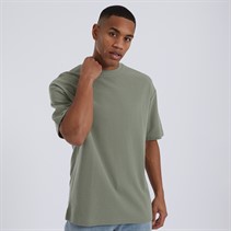 Brave Soul Mens Relaxed Fit Lao T-Shirt Washed Sage