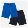 Brave Soul Boys Two Pack Shorts Navy/Cobalt