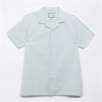 Brave Soul Boys Short Sleeve Shirt Baby Blue