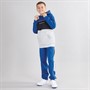 Brave Soul Boys Hoodie And Joggers Tracksuit Cobalt/Navy/Light Grey Marl