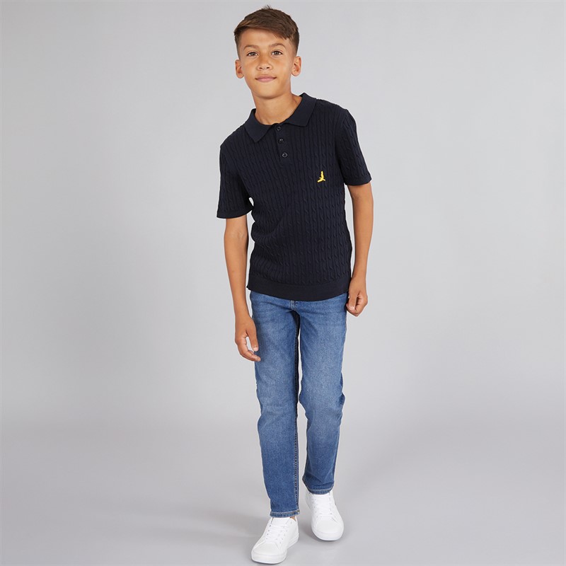 Brave Soul Boys Polo Midnight Navy