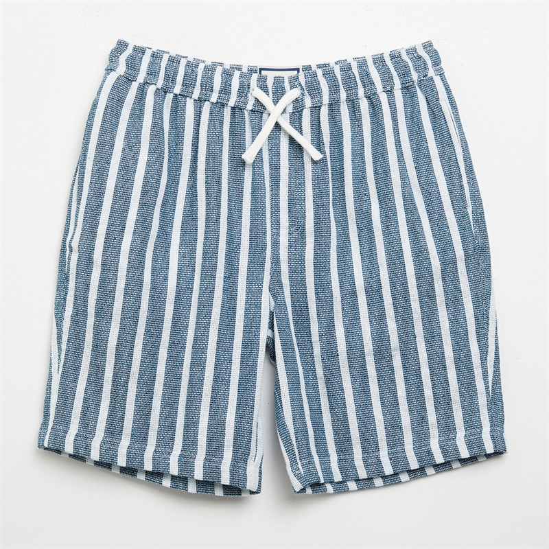 Brave Soul Boys Shirt And Shorts Co-Ord Set Green/White