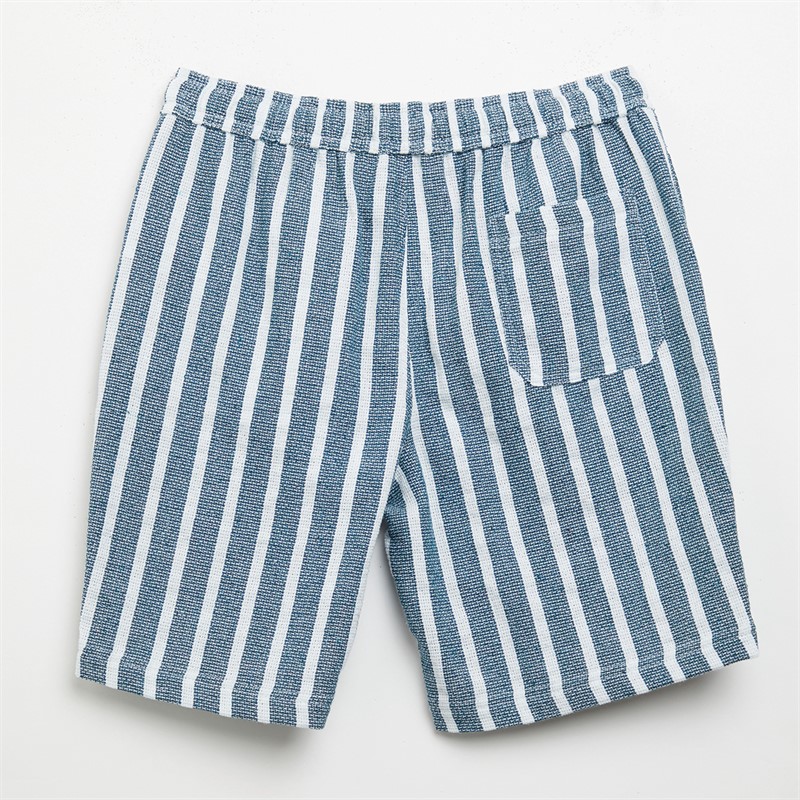 Brave Soul Boys Shirt And Shorts Co-Ord Set Green/White