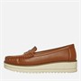 Brave Soul Womens Sloan Loafers Tan