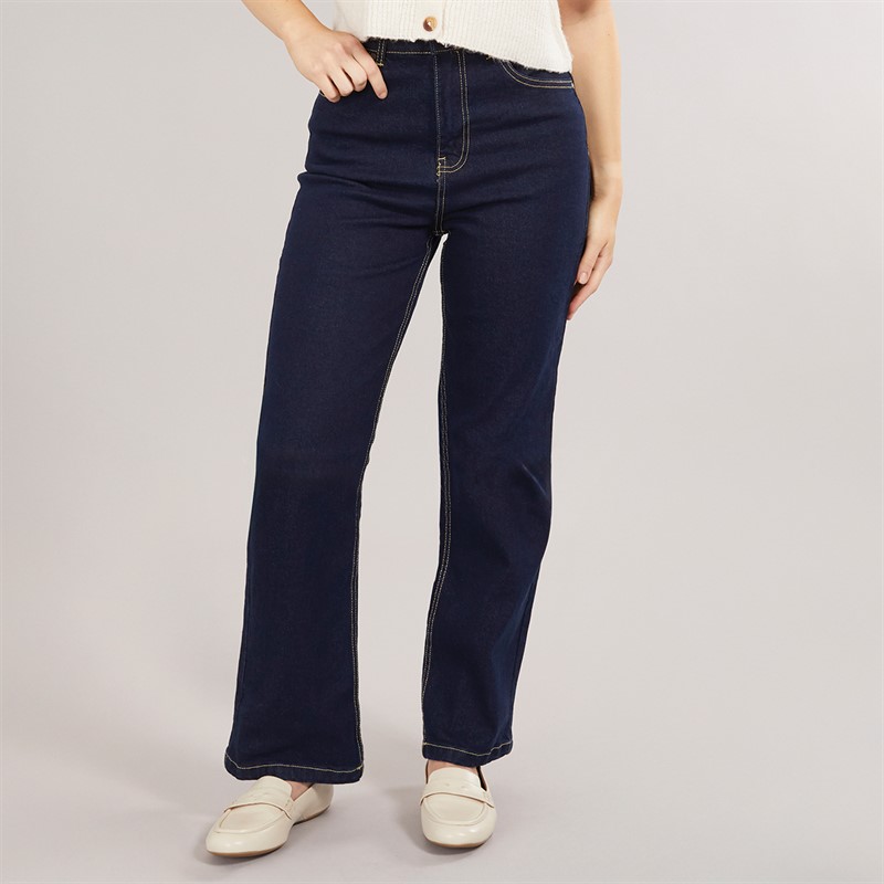 Womens Mom Jeans Mid Blue - Size 10