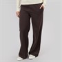 Brave Soul Womens Jenna Wide Leg Joggers Chocolate