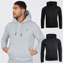 Brave Soul Mens Sympton Three Pack Hoodies Jet Black/Light Grey/Navy