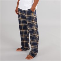 Brave Soul Mens Chester Wide Leg Woven Pants Checked