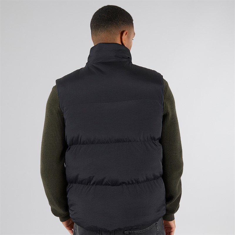 Brave Soul Mens Kirby Padded Gilet Black