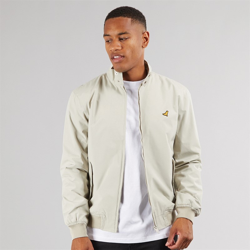 Brave Soul Mens Falcon Harrington Jacket Stone