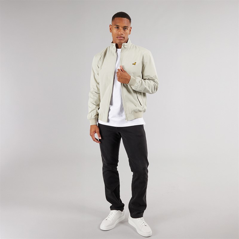 Brave Soul Mens Falcon Harrington Jacket Stone
