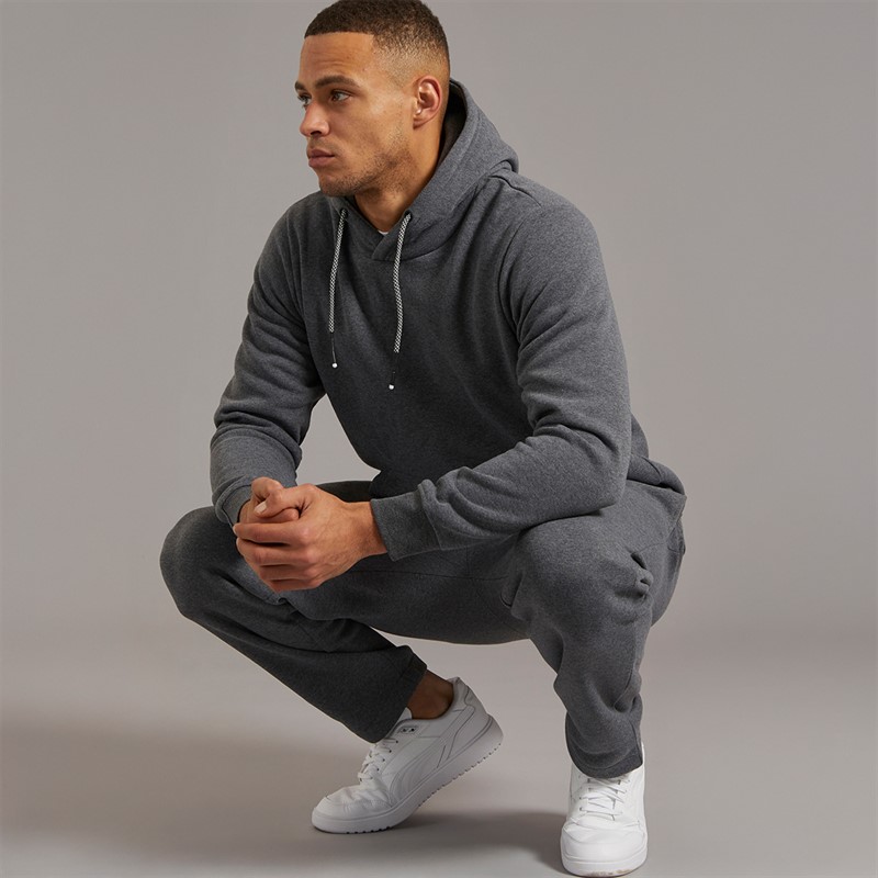 Brave Soul Mens Hadid Tracksuit Charcoal Marl