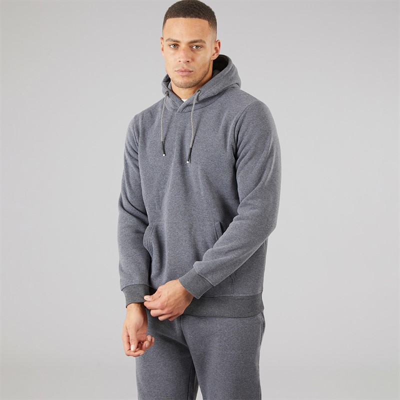 Brave Soul Mens Hadid Tracksuit Charcoal Marl