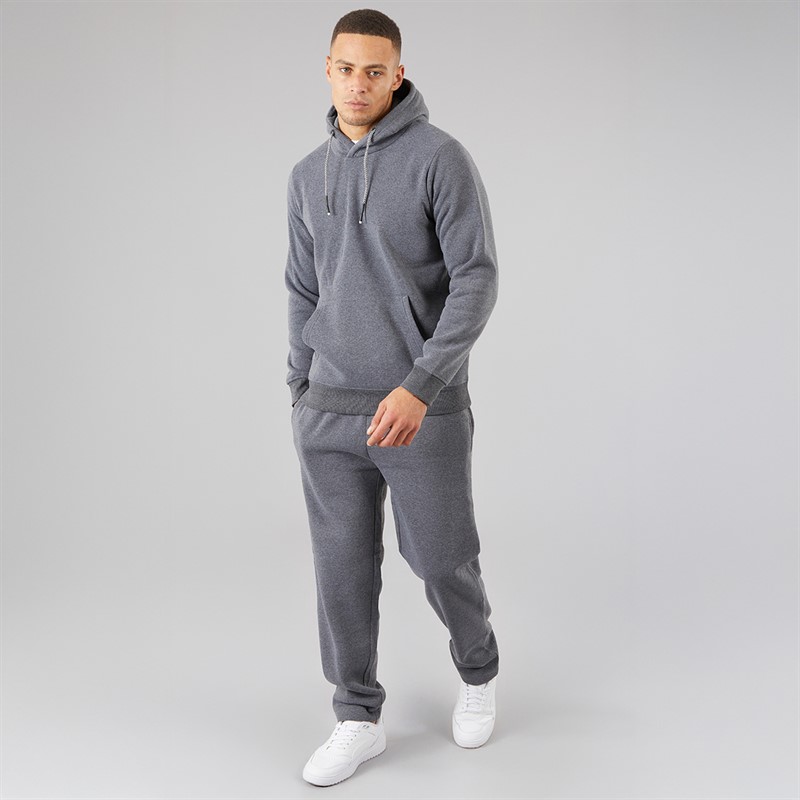 Brave Soul Mens Hadid Tracksuit Charcoal Marl