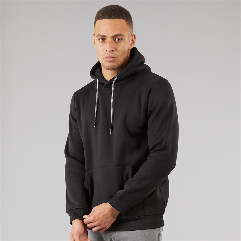 Brave Soul Mens Gaudi Three Pack Hoodies Navy/Jet Black/Charcoal Marl