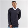 Brave Soul Mens Alvardo V-Neck Jumper Midnight Navy