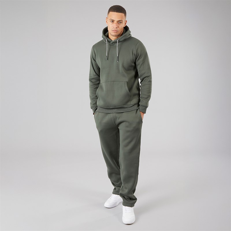 Brave Soul Mens Hadid Tracksuit Forest Green