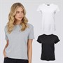 Brave Soul Womens Amber Three Pack T-Shirts Black/White/Grey Marl