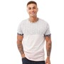 Brave Soul Mens Armus T-Shirt Navy/Optic White/Red