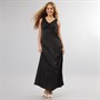 Brave Soul Womens Cleo V-Neck Maxi Dress Black/White
