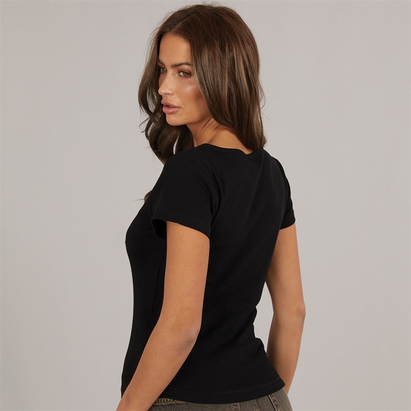 Brave Soul Womens Donnie Top Black