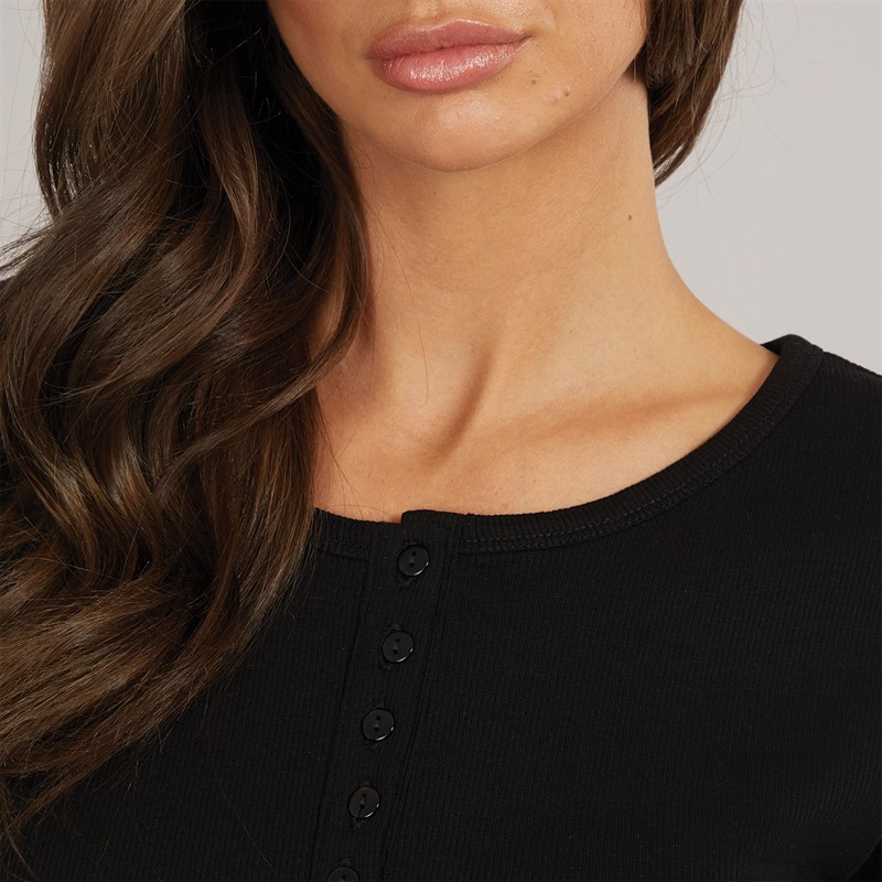 Brave Soul Womens Donnie Top Black