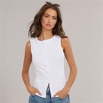 Brave Soul Womens Quantum Vest White