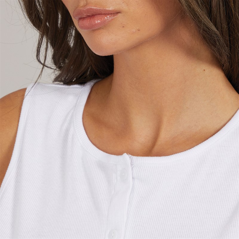 Brave Soul Womens Quantum Vest White