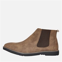 Brave Soul Mens Garret Chelsea Boots Brown