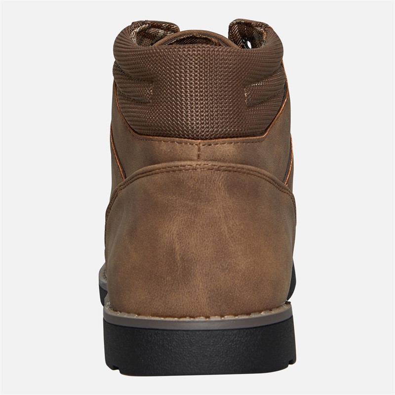 Brave Soul Mens Sawyer Boots Brown