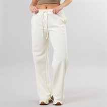 Brave Soul Womens Jenna Wide Leg Joggers Cream